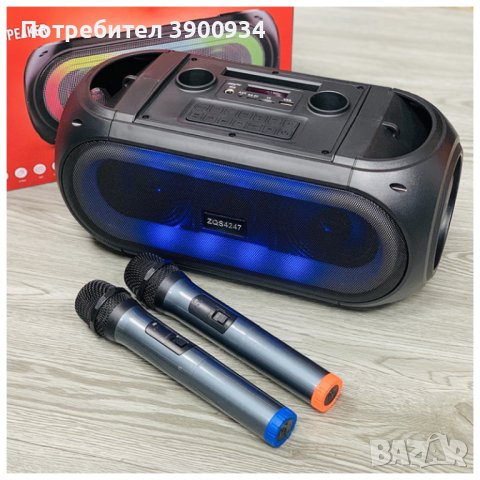 караоке Bluetooth колонка, снимка 3 - Bluetooth тонколони - 43134205