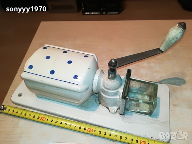 АНТИКА ОТ ГЕРМАНИЯ-СТАРА МЕЛНИЦА ЗА СТЕНА 2011221247, снимка 4 - Антикварни и старинни предмети - 38732616