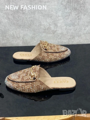 Дамски Чехли с Камъни ✨Prada, снимка 6 - Чехли - 51197977