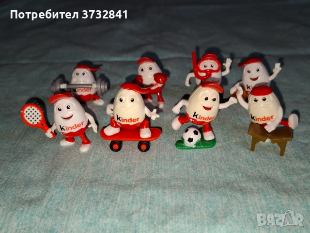 Киндер фигурки на яйца спортисти, снимка 3 - Колекции - 52631967