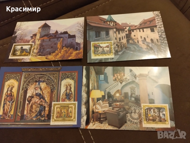 Пощенски картички Лихтенщайн 1978 г 