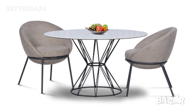 Луксозно бар кресло с метални здрави крака и висок клас дамаска, снимка 7 - Обзавеждане за заведение - 43761140