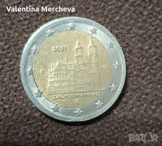 Монета от 2 евро с дефект, снимка 3 - Нумизматика и бонистика - 53566172