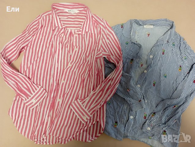 Блузи, ризи, горници, грейка, жилетка 128/134, снимка 4 - Детски анцузи и суичери - 43147432