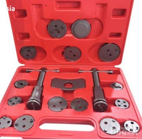 Комплект за смяна на накладки при дискови спирачки 18части, снимка 2 - Аксесоари и консумативи - 28343357