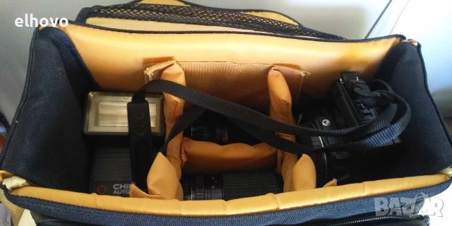 Комплект Фотоапарат CHINON CP-7M+обективи, снимка 2 - Фотоапарати - 43657532