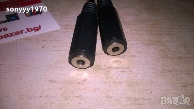 жак 3.5мм с кабел 18см и две букси за жакове 3.5мм, снимка 7 - Други - 28049134