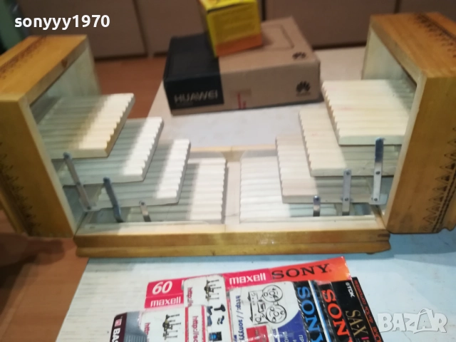 ДЪРВЕНА КУТИЯ ЗА ЦИГАРИ ЗА КОЛЕКЦИЯ-ГОЛЯМА 2410251428, снимка 11 - Антикварни и старинни предмети - 52167038