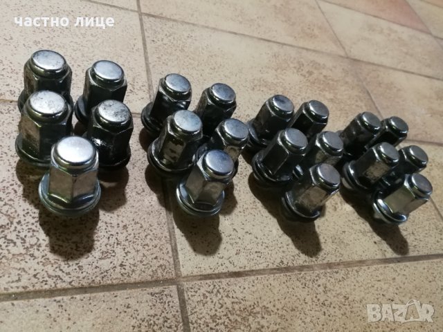 гaйки  20бр  зa  aлуминиеви джaнти зa Тойотa Рaв  4  оригинaлни, снимка 6 - Гуми и джанти - 33107975