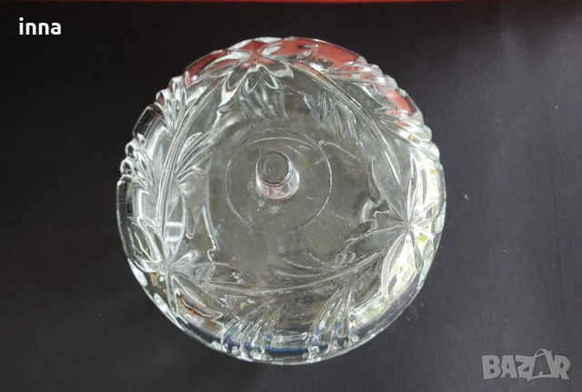 Ретро кристална купа от Италия, снимка 8 - Други ценни предмети - 53096223