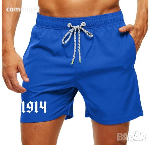 ЛЯТО 2025! Мъжки бански / плувни шорти Левски 1914. Поръчай на отбор по ИЗБОР!