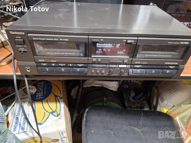 Продава се двукасетен дек Technics RS-TR355. , снимка 2 - Декове - 53407759