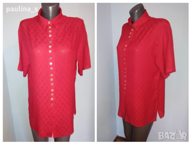 Два различни броя / Копринена туника тип риза "c.h.i.c.c." / копринена риза  , снимка 2 - Туники - 28487733