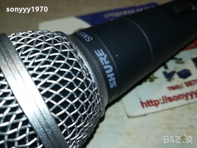 SHURE SM58 MIC-GERMANY 0112211726, снимка 3 - Микрофони - 34995121