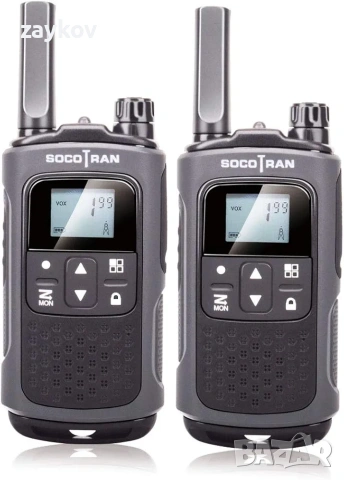 SOCOTRAN Уоки-токита, презареждащи се, с голям обхват, PMR446