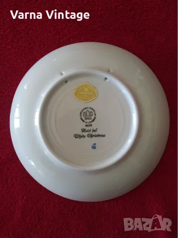 Колекционерска порцеланова чиния JULE AFTER 1979. Copenhagen Porcelain Дания. марк., снимка 2 - Колекции - 48516112