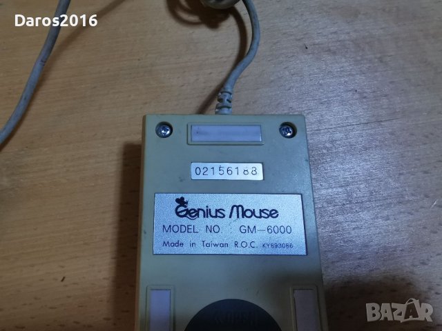 Стара компютърна мишка Genius Mause GM 6000 , снимка 6 - Антикварни и старинни предмети - 39651186
