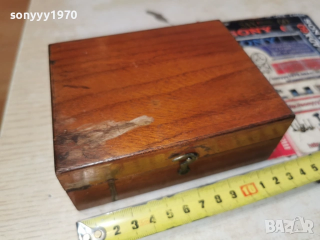 ДЪРВЕНА КУТИЯ С ТЕГЛИЛКИ-АНТИКА/РЕЛИКВА 0901261053, снимка 6 - Антикварни и старинни предмети - 53041012