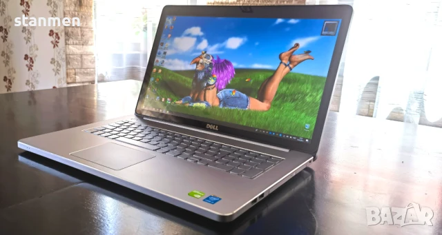 Продавам Touchscreen 17" лаптоп Dell 17 7737/i5 upx2.7ghz/8gb/1tb/nVgt750m/НоваБат/СвКлав/DVDrw , снимка 1