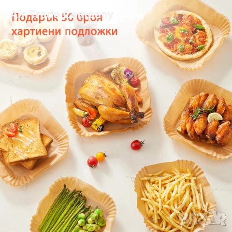 Фритюрник с горещ въздух Cosori Premium Air Fryer CAF-P651-KEUR, 6.2 L, снимка 10 - Фритюрници - 51680494