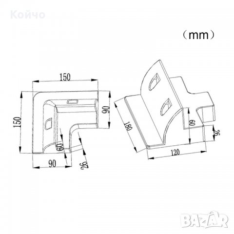 Монтажни ъгли за фотоволтаичен панел, снимка 4 - Къмпинг мебели - 32437911