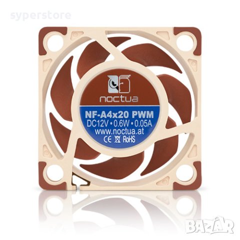 Вентилатор за компютър 40x40x20mm Noctua NF-A4x20-PWM SSO2 Bearing 4-pin PWM 5000RPM 12V