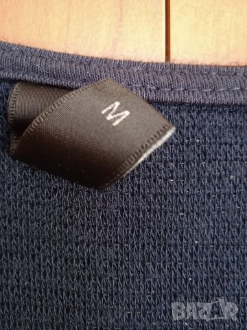 Синя рокля с блестящи нишки, снимка 5 - Рокли - 35237666