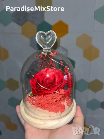 Роза в стъкленица подходяща за всяка дама, снимка 5 - Подаръци за жени - 49510460