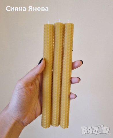 Свещи от био пчелни пити, снимка 2 - Други - 30295035