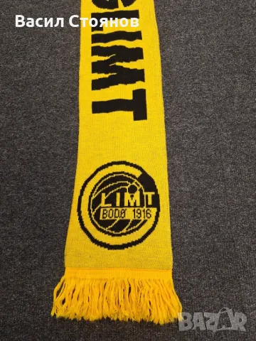 Бодьо Глимт / Bodø/Glimt - фенски шал, снимка 2 - Фен артикули - 48617405