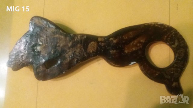 Гипсова русалка., снимка 2 - Антикварни и старинни предмети - 25229204