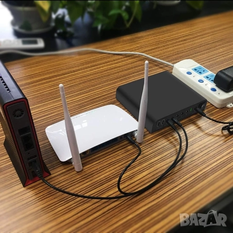 Мини UPS 27000mAh, 12V, 9V, 5V за рутери, видеонаблюдение, фотоапарати , снимка 2 - Друга електроника - 52369623