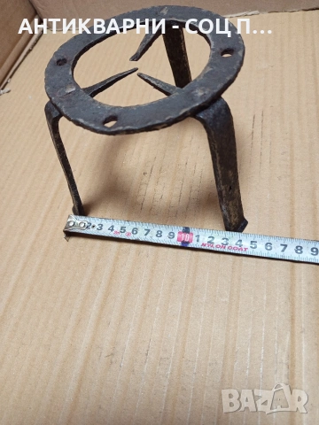 Соц Стар Малък Ръчно Кован Саджек Пиростия За Малко Менче Котли. НОМЕР 657., снимка 9 - Антикварни и старинни предмети - 53329431