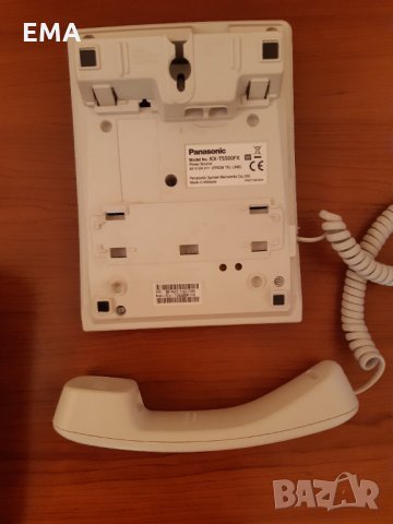 Стационарни апарати:3бр Безжични нови ТЕЛЕНОР и Панасоник бял за офиса или дома , снимка 5 - Други - 32890688