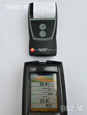 TESTO 320 Basic - Газ анализатор перфектен комплект, снимка 7 - Други инструменти - 49592715