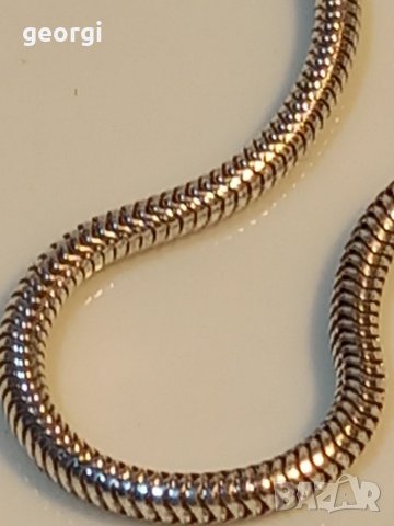 Сребърно родирано колие , снимка 7 - Колиета, медальони, синджири - 39353166