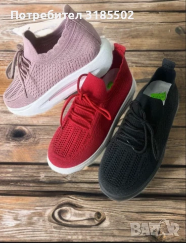 Летни дамски дишащи спортни маратонки, снимка 3 - Маратонки - 51195192