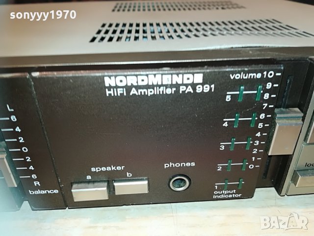 NORDMENDE PA991 HIFI AMPLIFIER GERMANY 0404211836, снимка 6 - Ресийвъри, усилватели, смесителни пултове - 32423182