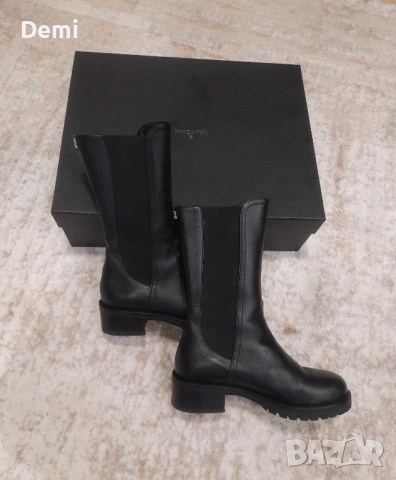 Черни боти ботуши Patrizia Pepe , снимка 4 - Дамски боти - 52025307