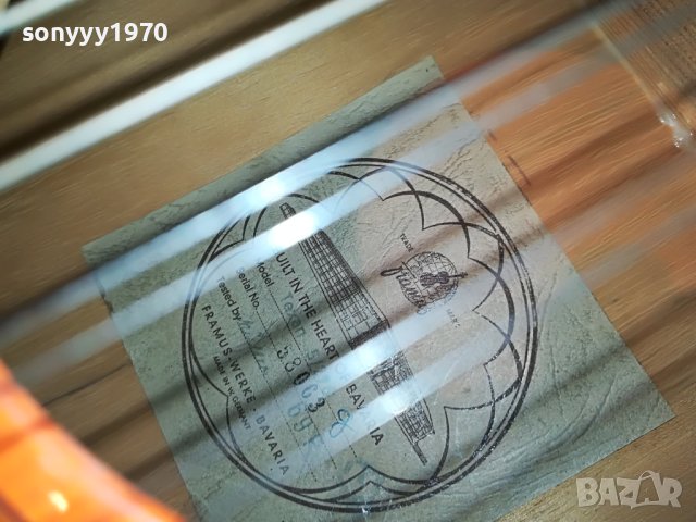 FRAMUS TEXAN 5/296 MADE IN WEST GERMANY 1604231029L, снимка 11 - Китари - 40380048