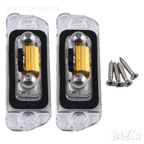 LED плафони за заден номер Mercedes W164 X164 W251 (Canbus).Супер ярки, снимка 5 - Части - 51314543