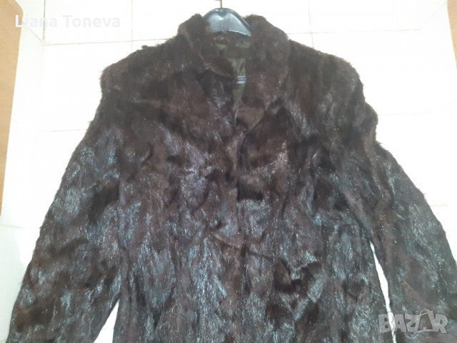 ДЬЛГО ПАЛТО ЕСТЕСТВЕН КОСЪМ, снимка 3 - Палта, манта - 33244848