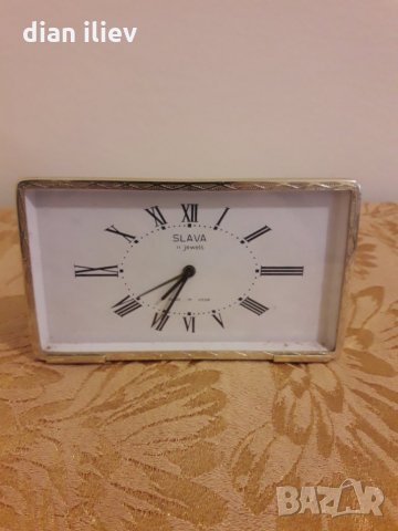 Стар руски будилник-Слава, снимка 2 - Антикварни и старинни предмети - 27408076