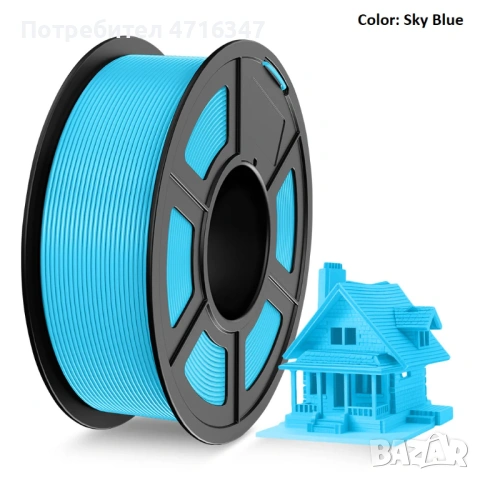 JAYO Filament PETG, PLA + , Филамент за 3D принтер 1.75 мм, 1 kg, снимка 12 - Друга електроника - 53190727