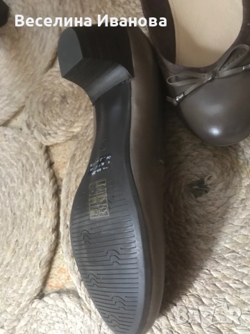 Чисто нови обувки Bata от естествена кожа, снимка 5 - Дамски ежедневни обувки - 51496114