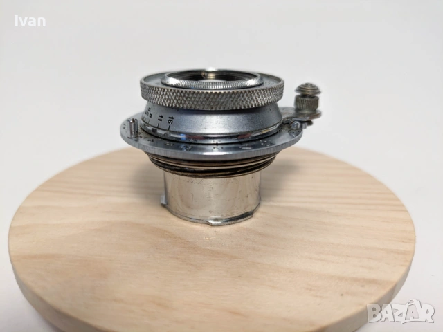 Винтидж далекомерен обектив Индустар-22 3,5/50 M39 за Fed Laica Zorki, снимка 9 - Обективи и филтри - 53484269