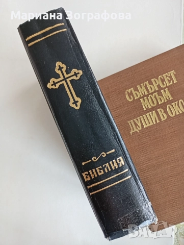 Албуми, с Икони от самоковски майстори, Рилски манастир, Рафаиловият кръст, Библии 3 бр., Евангелие, снимка 18 - Други ценни предмети - 47645575