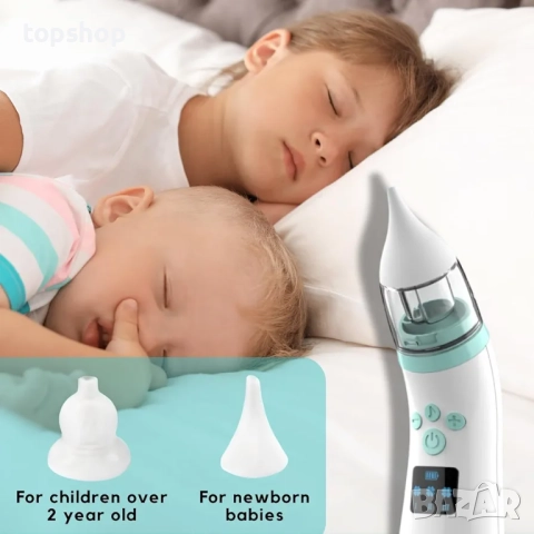 Електрически назален аспиратор X10, корпус от ABS, 2 меки силиконови накрайника, 3 регулируеми нива , снимка 6 - Други - 52794605