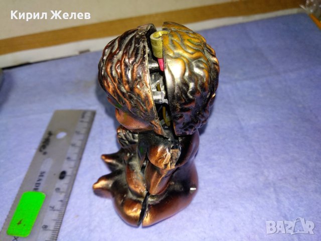 ДЕКОРАТИВНА МЕТАЛНА ФИГУРКА - МОМЧЕНЦЕ Била е ГАЗОВА ЗАПАЛКА - За КОЛЕКЦИЯ ДОМАШНА УКРАСА 41408, снимка 4 - Декорация за дома - 43887755