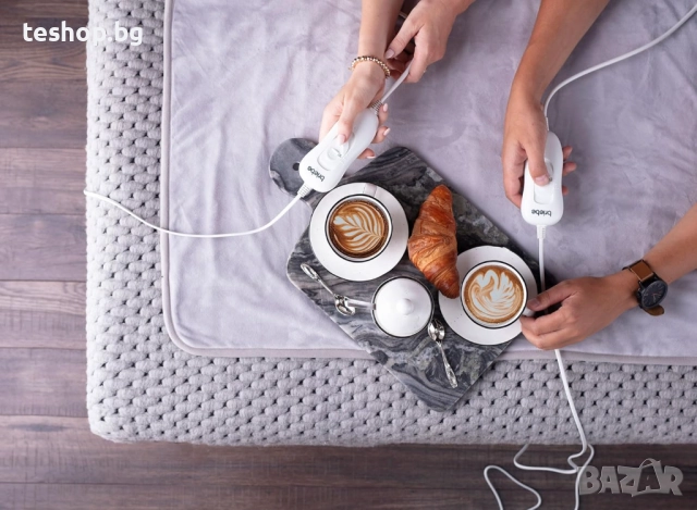 Електрическо одеяло за двойно легло Briebe 150 x 160 см, 3 нива на температура, снимка 5 - Олекотени завивки и одеяла - 52975829